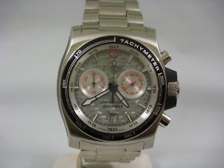 ZODIAC CHRONOGRAPH DATE SILVER DIAL STAINLESS STEEL DATE MENS WATCH 