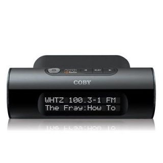 Coby Component HD Radio Receiver AM/FM Analog Broadcasts LCD Display 