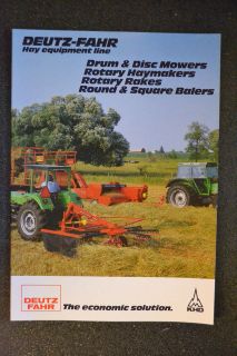   Brochure   Hay Equipment Line   mowers haymakers rakes square balers
