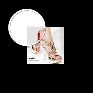 NEW Kvoll Womens Crystal Bow Sexy High Heels Sandals