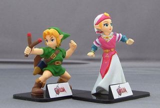 The Legend of Zelda Ocarina of Time 3D Link & Zelda Capsule Figure SET 