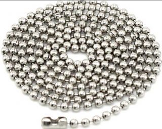   WHOLESALE PRICE 2MM 16~30 STAINLESS STELL BALL BEAD CHAIN NECKLACES