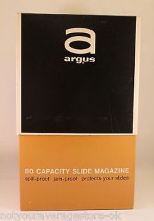 Vintage Argus 80 Capacity Slide Magazines Original Box
