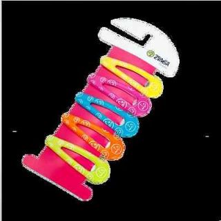 ZUMBA Fitness Clippies hair clips 5 pack