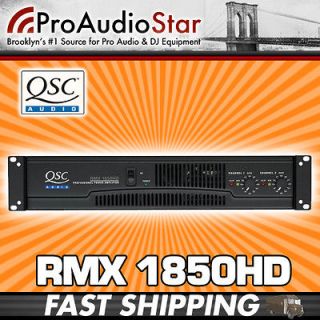 QSC RMX 1850HD Power Amplifier 2 rack space Amp 1850 HD ProAudioStar