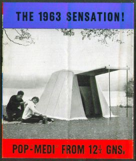 Pop Medi Camper Tent folder Great Britain 1963