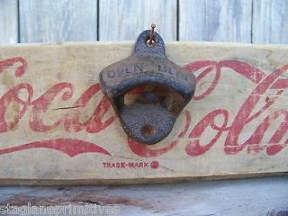 Vintage Look Cast Iron Bottle Opener Drawer Pull Rusty ♥Stag Lane 