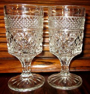 Wexford Anchor Hocking Claret Wine Glasses Set of 2