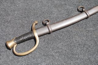 Civil War 1840 Model Artillery Sword with Scabbard