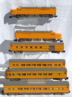 AMERICAN FLYER 1959 PON​Y EXPRESS UNION PACIFIC SET 20535 AA 4 CARS 
