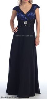 NEW CAP SLEEVES EVENING GOWNS FORMAL CRUISE MODEST ELEGANT MOTHER OF 