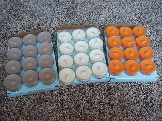 Boxes Of Partylite Tealight Candles French Vanilla, Apricot Fig 