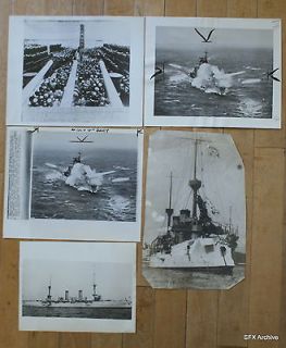 Vintage 1922 USS Cruiser Albany Sent To Taku China Fighting Photo 