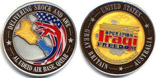 379 Air Expeditionary Wing Al Udeid AB Qatar Challenge Coin