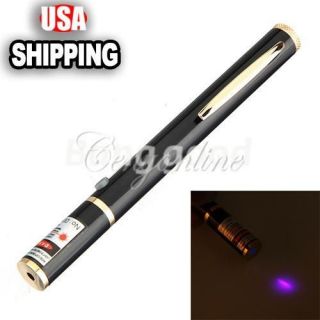 Powerful Gold Monster 5mW 405nm Violet Purple Blue Ray Laser Light 
