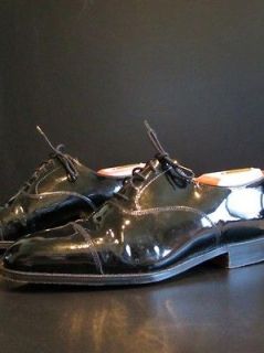 MINT Crockett and Jones C&J Patent Leather Shoes 8D Tux Tuxedo Shoes $ 
