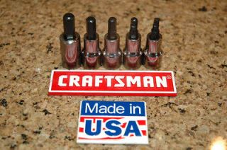 NEW Craftsman Tools 5 piece 3/8 inch drive hex bit socket set (METRIC)