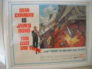 Sheet SEAN CONNERY You Only Live Twice #67/115 Framed