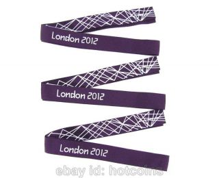 Three (3) of the Purple Ribbons for London 2012 Olympic Winners Medals