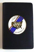   Leather Badge and Credential Case w/Your Choice of Agency Medallion
