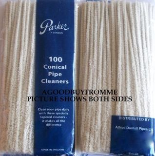 PARKER DUNHILL TAPERED PIPE CLEANERS 2 PACKS X 100S★