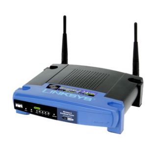 Linksys WRT54GS v4 Wireless G Router with 2 WAP54G Access Points Kit