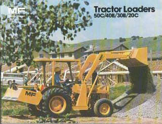   Brochure   Massey Ferguson   MF 50C et al Tractor Loader   1981 (EB335