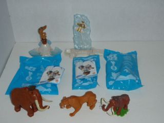   AGE Dinosaurs MIXED LOT 6 MCDONALDS TOY FIGURE 1 MIP BURGER KING TOY