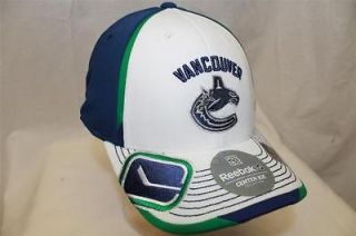 VANCOUVER CANUCKS REEBOK NHL HAT CAP 2012 CENTER ICE OFFICIAL TEAM HAT