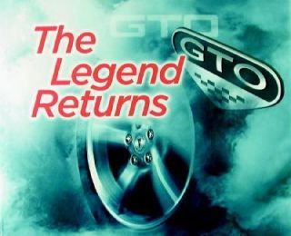 Gto The Legend Returns by Gary L. Witzenburg and Paul Zazarine 2005 