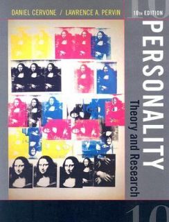 Personality Theory and Research by Cervone, Lawrence A. Pervin and 
