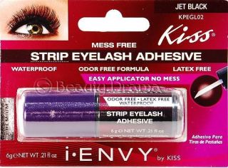 Kiss i ENVY Strip Eyelash Eye lash Adhesive Glue Waterproof latex free 