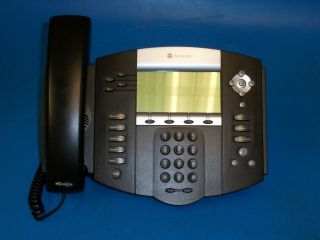 Polycom SoundPoint IP 550 (2200 12550 02​5) VOIP Phone   PoE