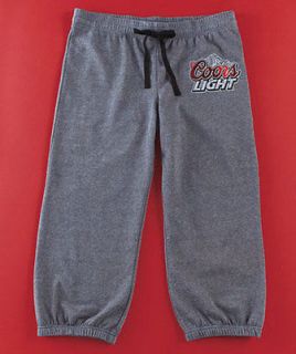   Coors Light Beer Logo Lounge Pants Small 6/8 Gym Active Wear Pants