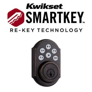 2gig Kwickset Deadbolt Bronze Color Door Lock Smartcode Zwave