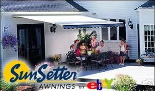10FT Motorized Retractable Awning by SunSetter Awnings