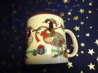 Mount Clemens Pottery Christmas 3.5 Goose Geese Presents Coffee Tea 