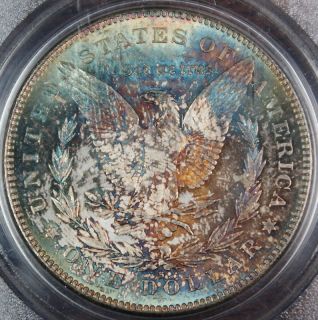 1878 S Morgan Silver Dollar PCGS MS 63 *MONSTER TONED*