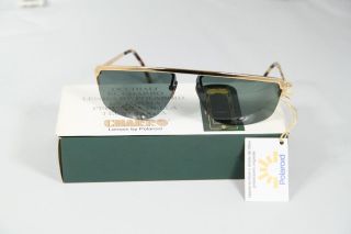   Italian 90s Sunglasses Mod. 4354 C POLAROID Lenses RIMLESS Frame 044