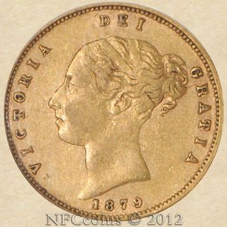 1879S Australia 1/2 Sovereign XF45 NGC Reserve Bank of Australia