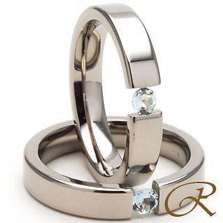 aquamarine ring in Wedding & Anniversary Bands