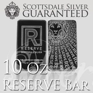 Newly listed 10 oz Hand Poured Scottsdale Silver Bar  Ten Troy oz .999 