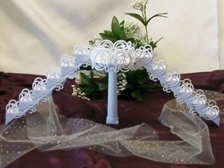 Wedding cake stairs/bridge centerpiece cake topper bride and groom