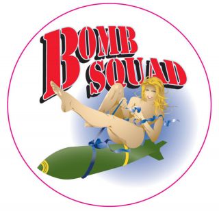 Bomb Squad (EOD) Explosive Ordnance Disposal Decal