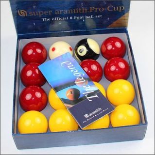 SUPER ARAMITH PRO CUP 2 Pool Balls   as used by the IPA, BAPTO 