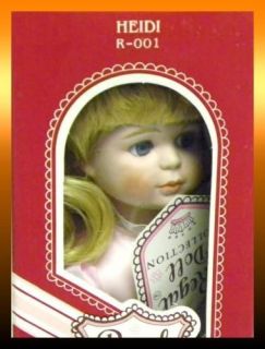 Regal Collection HEIDI 16 Blonde Porcelain Doll *NEW in Box* #R 001 