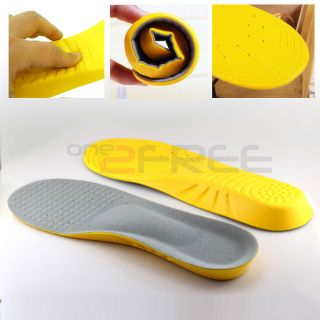 New 1Pair Memory Foam Orthotic Arch Sport Support Shoe Insoles Pads 
