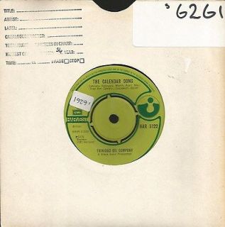 TRINIDAD OIL COMPANY THE CALENDAR SONG / MIE SINE ABAY 1976