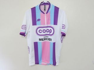 Assos Heritage Coop Mercier cycling jersey + cap size L new purple
