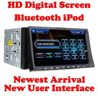   Touchscreen Car DVD Player with TV RDS Bluetooth iPod Radio USB